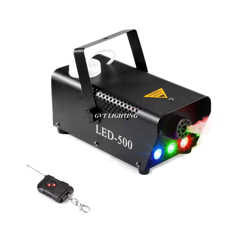 Machine à Fumée LED 500W RGB – Générateur de Brouillard avec Télécommande