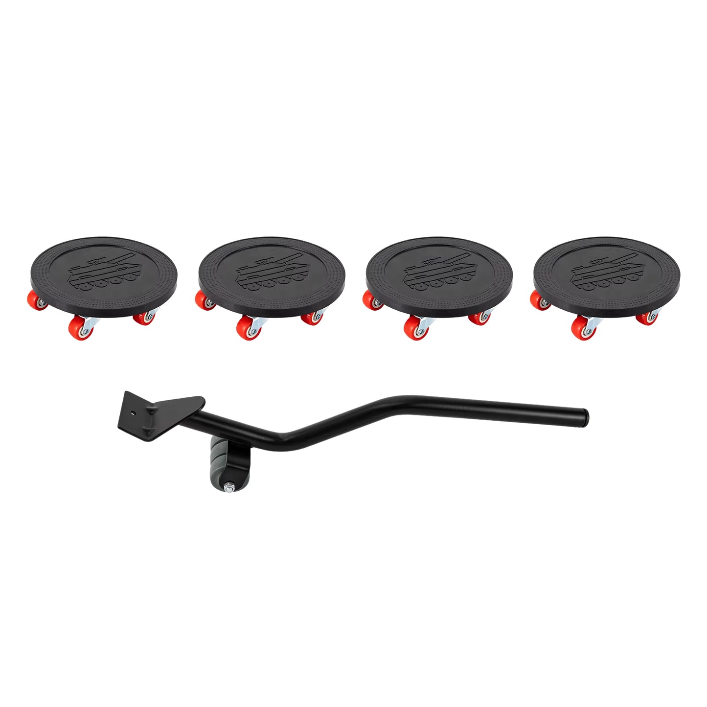 Kit déplacement meubles 4 pièces avec roulettes 360°, levier de levage, support mobile pour meubles lourds, transport facile