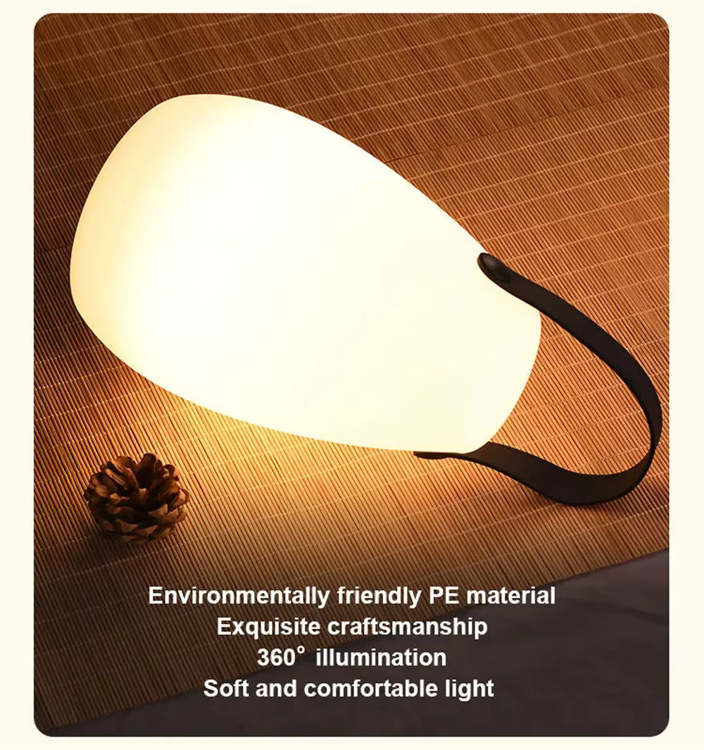 Lampe de Nuit LED Rechargeable RGB avec Télécommande – Veilleuse Portable USB 16 Couleurs pour Chambre, Bureau, Bar, Terrasse