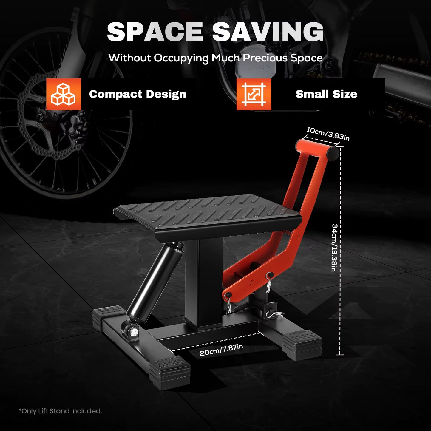 Support de levage moto hydraulique réglable