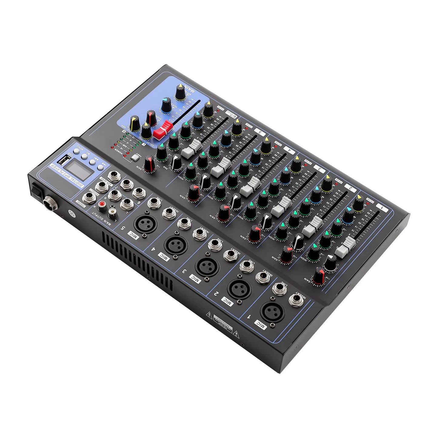 Console de mixage audio 7 canaux DJ