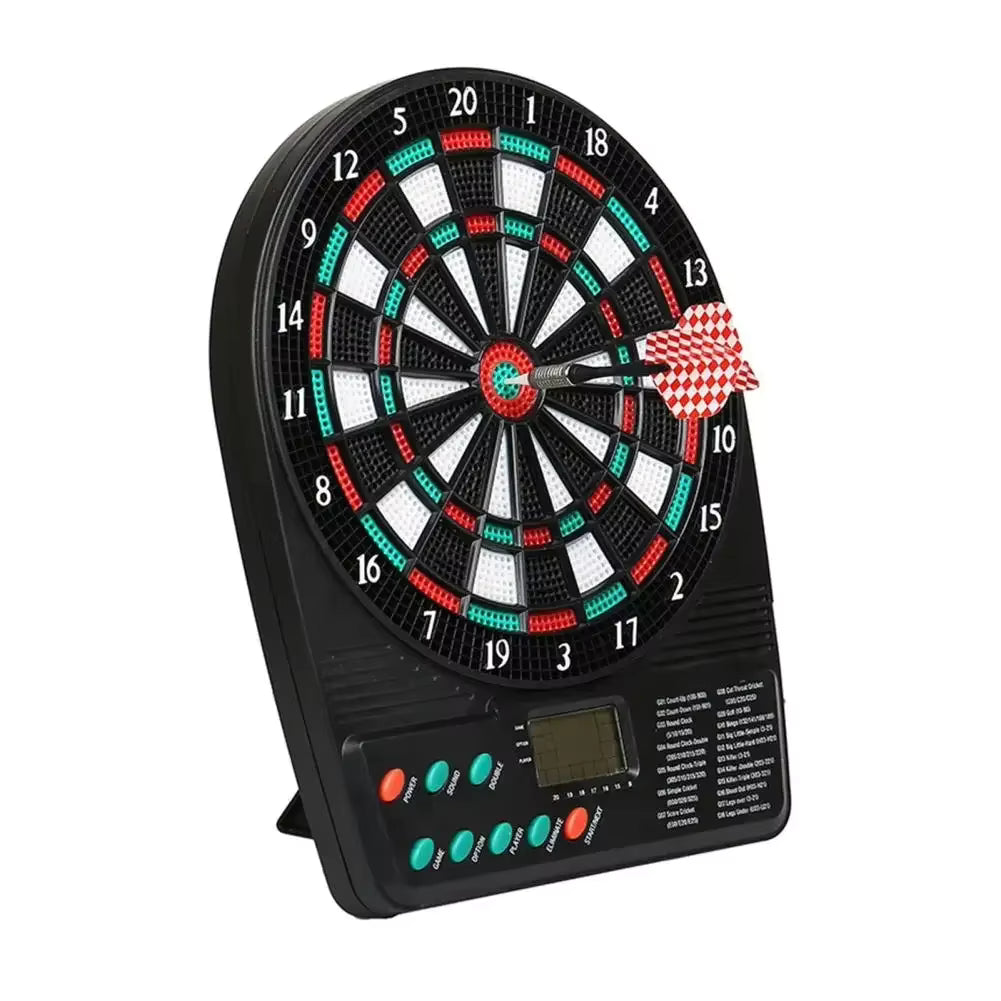 Jeu de Fléchettes Électronique avec Écran LCD – Cible de Fléchettes pour Divertissement Intérieur
