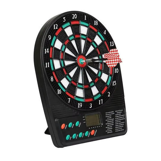 Jeu de Fléchettes Électronique avec Écran LCD – Cible de Fléchettes pour Divertissement Intérieur