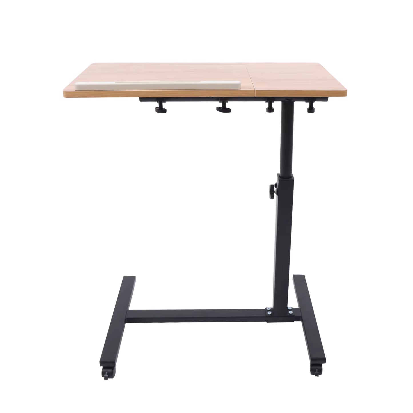 Bureau Ordinateur Portable Roulant 360° – Hauteur Réglable 58-90 cm