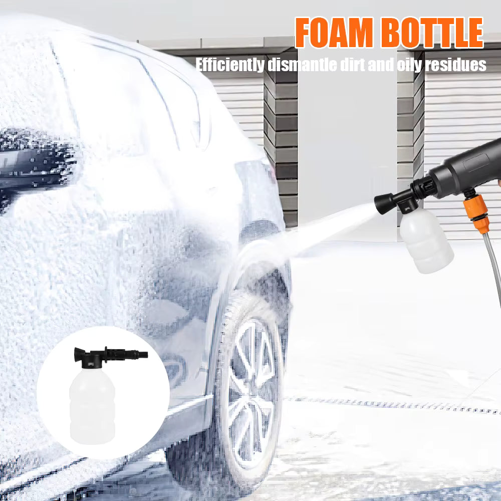 Nettoyeur haute pression portable 6-en-1 60 bars – Pistolet à eau pour lavage de voiture – Nettoyage extérieur et domestique