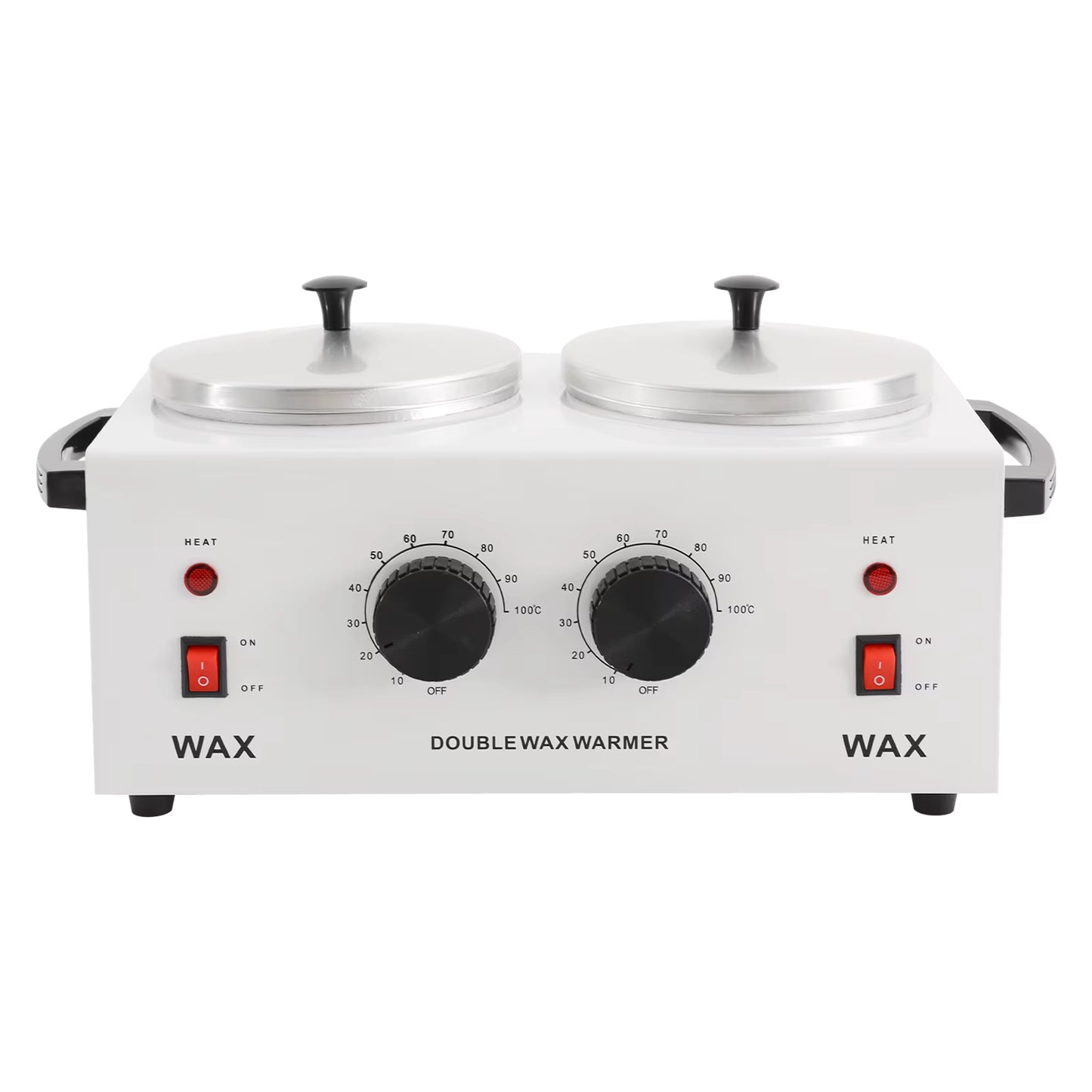 Chauffe-Cire Électrique Double Pot 400 ml – Appareil de Fonte de Cire Réglable 0-100°C