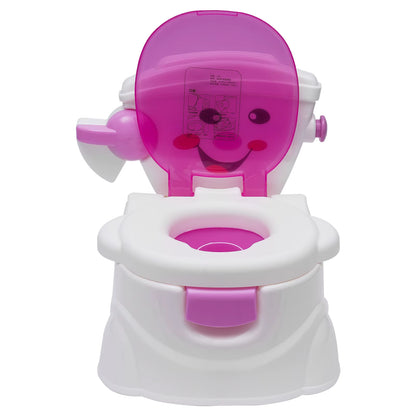 Pot d'Apprentissage Bébé Ergonomique Portable – Dossier, Bac Amovible & Antidérapant