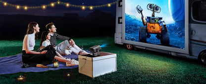 Mini Vidéoprojecteur WiFi Bluetooth 1080P – Electric Focus & Auto Keystone – Home Cinéma Portable