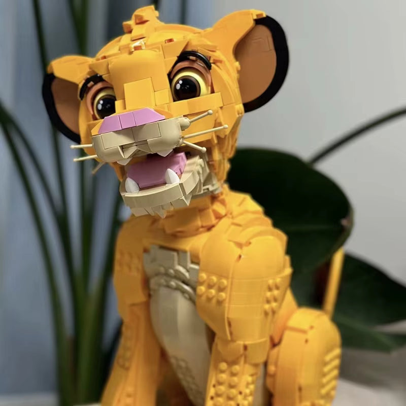 Lion “Roi des Bêtes” 1445 Pièces – Modèle Animal en Blocs de Construction – Compatible 43247 – Jeu Adulte & Enfant