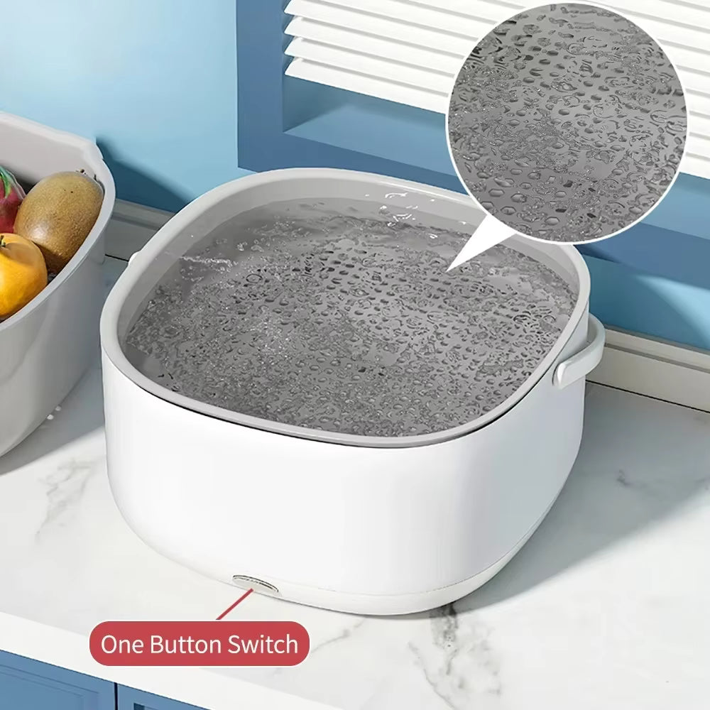 Machine à Laver Électrique Fruits et Légumes – Nettoyeur Alimentaire avec Panier de Lavage