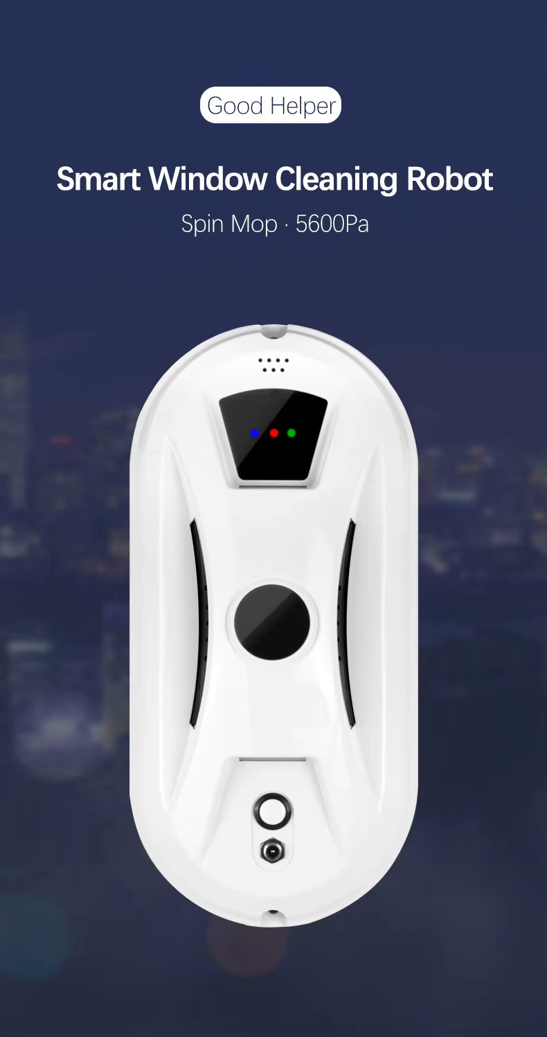 Robot nettoyeur de vitres automatique avec télécommande