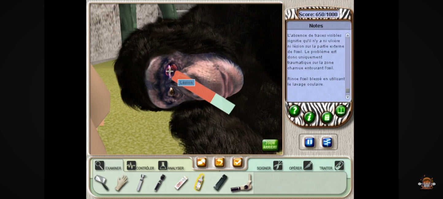Jeu vidéo PC : mission vétérinaire soigne les animaux du zoo jeu pc