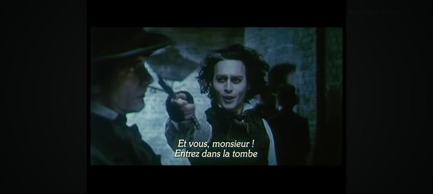 DVD : sweeney todd en