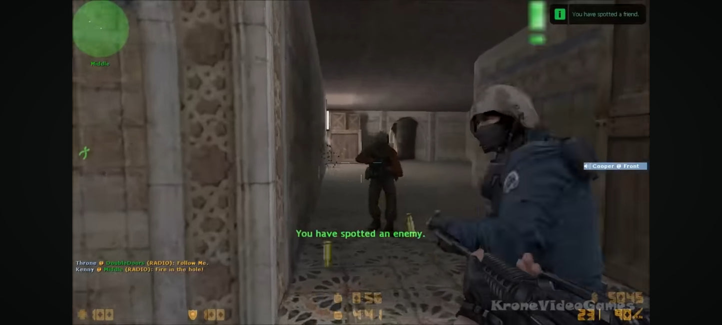 Jeu vidéo PC : counter strike condition zero gameplay pc
