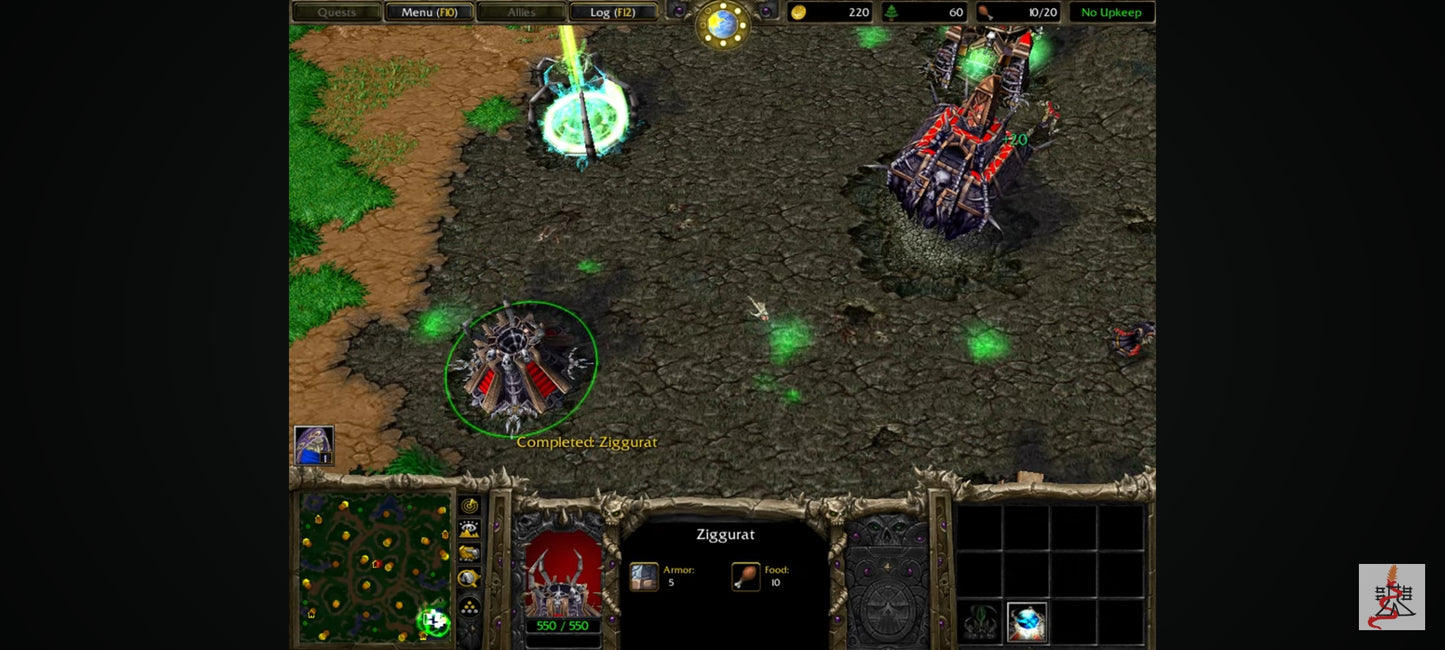 Jeu vidéo PC : warcraft 3 frozen throne jeu pc