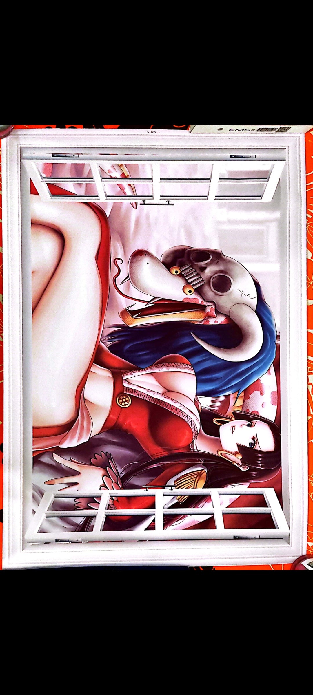 Stickers : Sticker mural Boa Hancock – One Piece – Grand format 90x60 cm – Décoration murale anime, salon, chambre, otaku – neuf 8