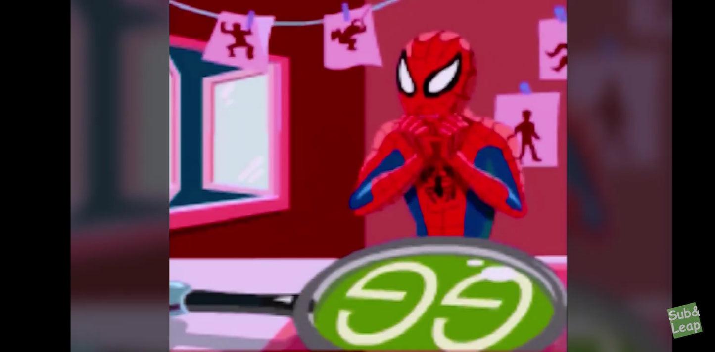 Jeu vidéo : Cartouche éducative LeapFrog Leapster – Spider-Man : L'affaire des mots mystères (6-8 ans, version française, apprentissage lecture et grammaire)