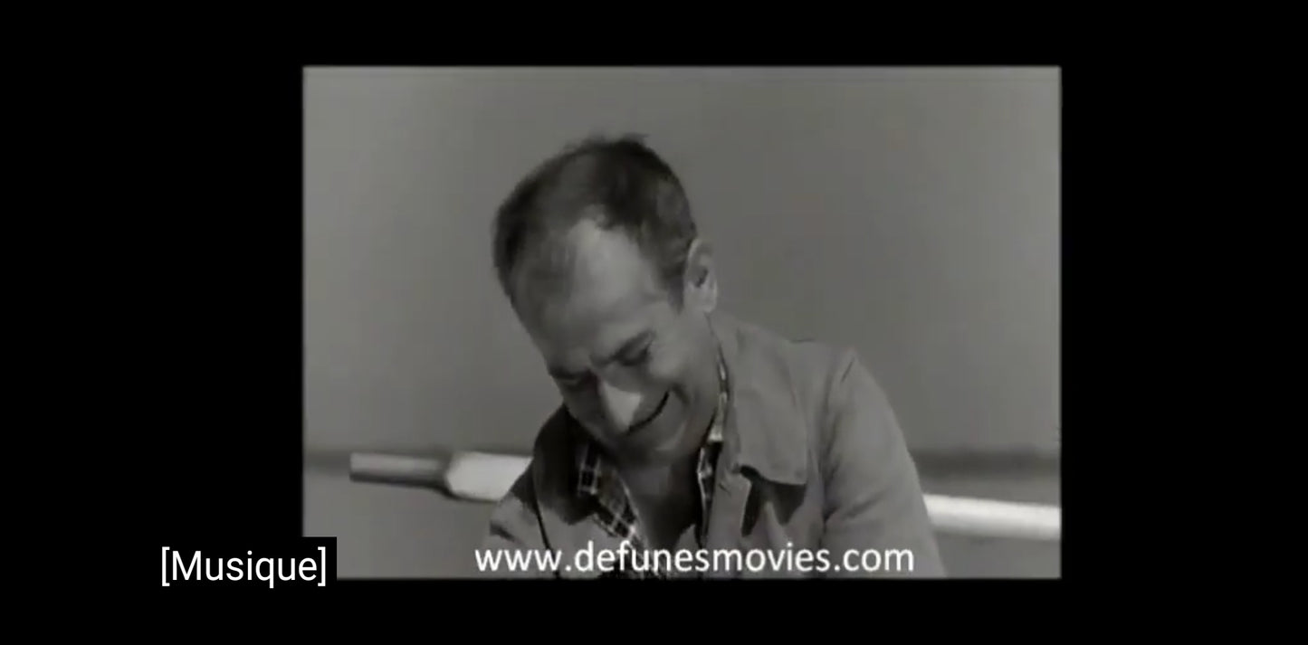 DVD irresistible Louis de funès dans l'eau qui fait des bulles