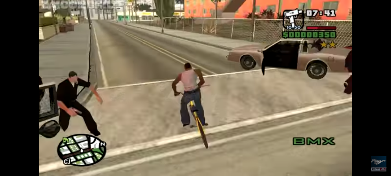 Jeu vidéo PC : grand theft auto sans Andréas