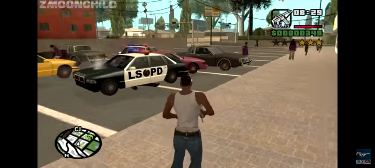 Jeu vidéo PC : grand theft auto sans Andréas