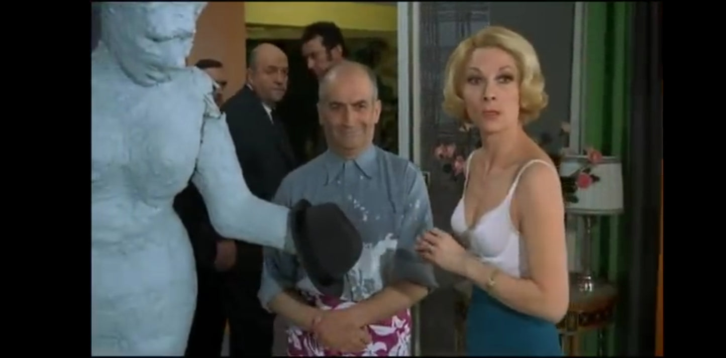 DVD irresistible Louis de funès légère et court - vêtue