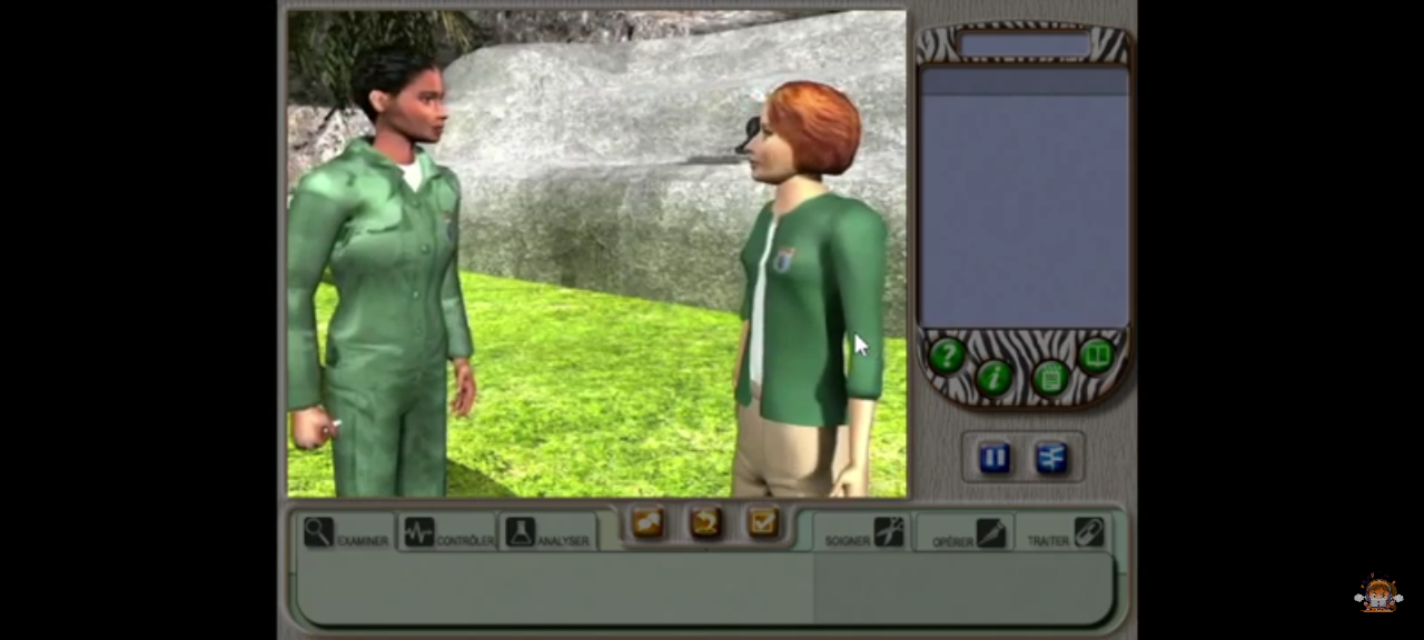 jeu pc mission veterinaire je soigne les animaux du zoo vendu en bon etat par blaspo