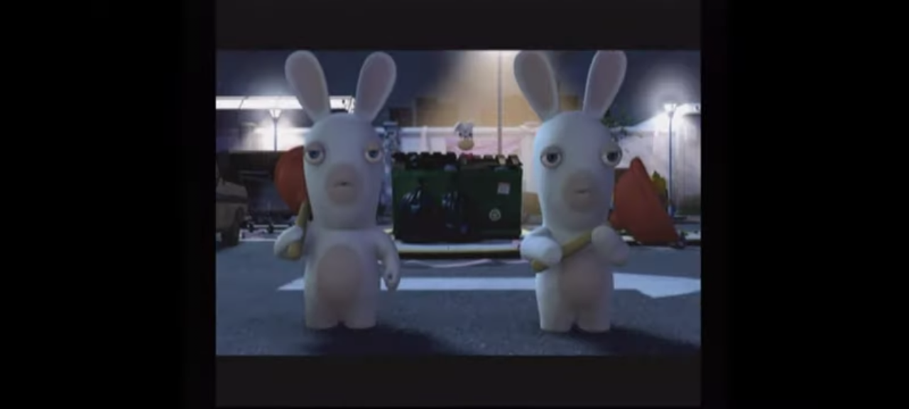 jeu wii rayman contre les lapins encore+cretins