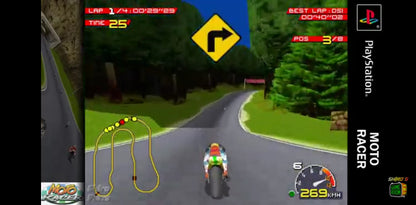 Moto Racer – PS1 – CD démo seul – Sans boîtier – Version PAL jeu ps1