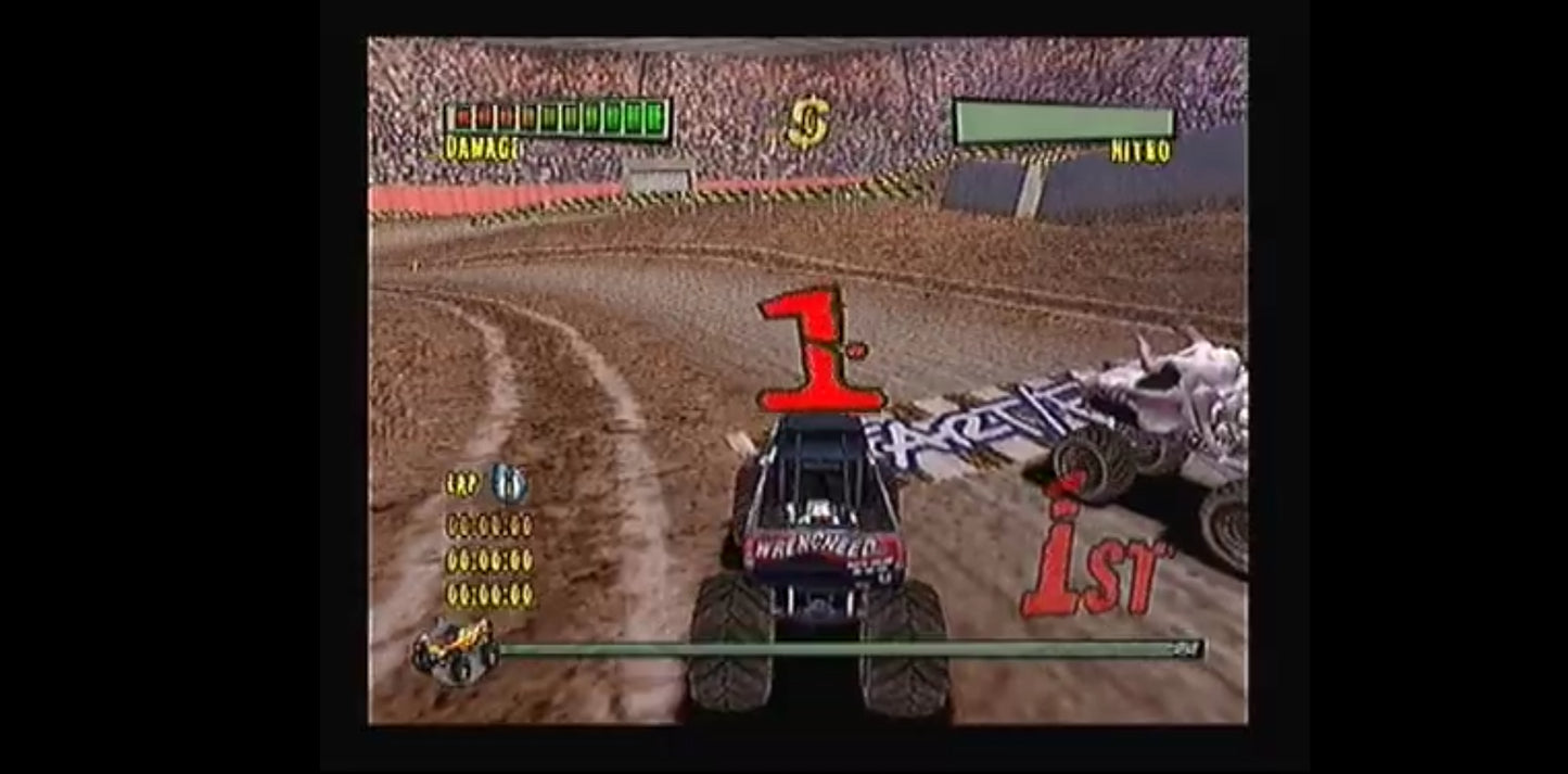Monster Trux Extreme Arena Edition – Jeu PS2 – CD seul – Sans boîtier – Version PAL jeu ps2