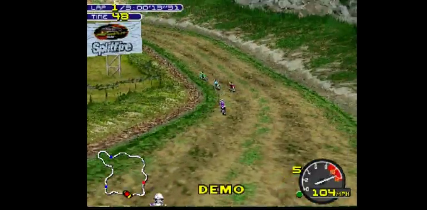 Moto Racer 2 – PS1 – CD démo seul – Sans boîtier – Version PAL jeu ps1