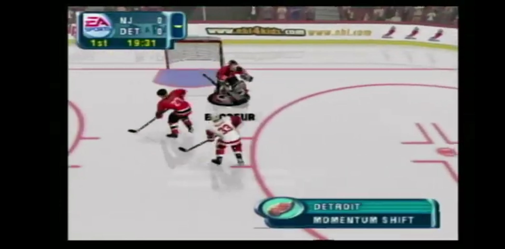 NHL 2001 – PS2 – CD seul sans boîtier – Jeu de hockey sur glace jeu ps2
