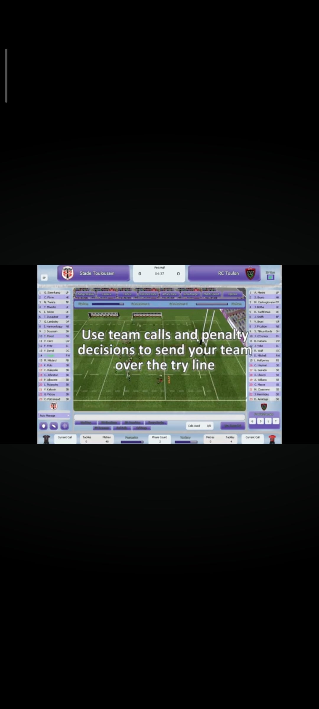 Rugby Union Team Manager 2015 – Jeu PC DVD-ROM | Simulation Management Rugby | FR/EN | Windows