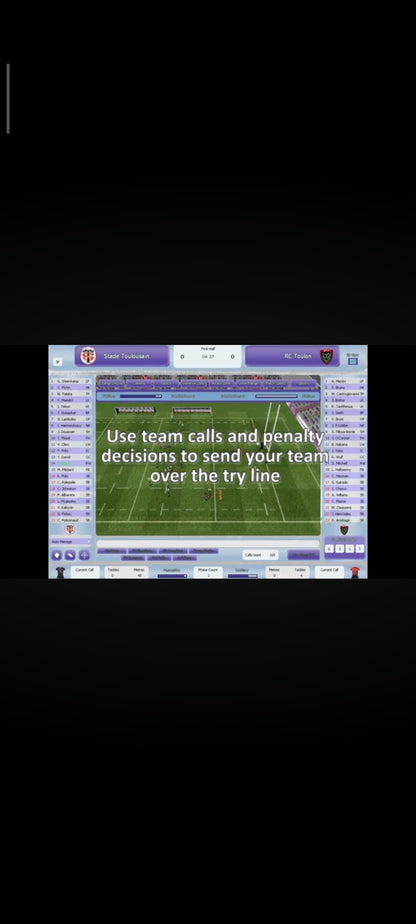 Rugby Union Team Manager 2015 – PC DVD-ROM 游戏 | 橄榄球管理模拟游戏 | 法语/英语 | Windows