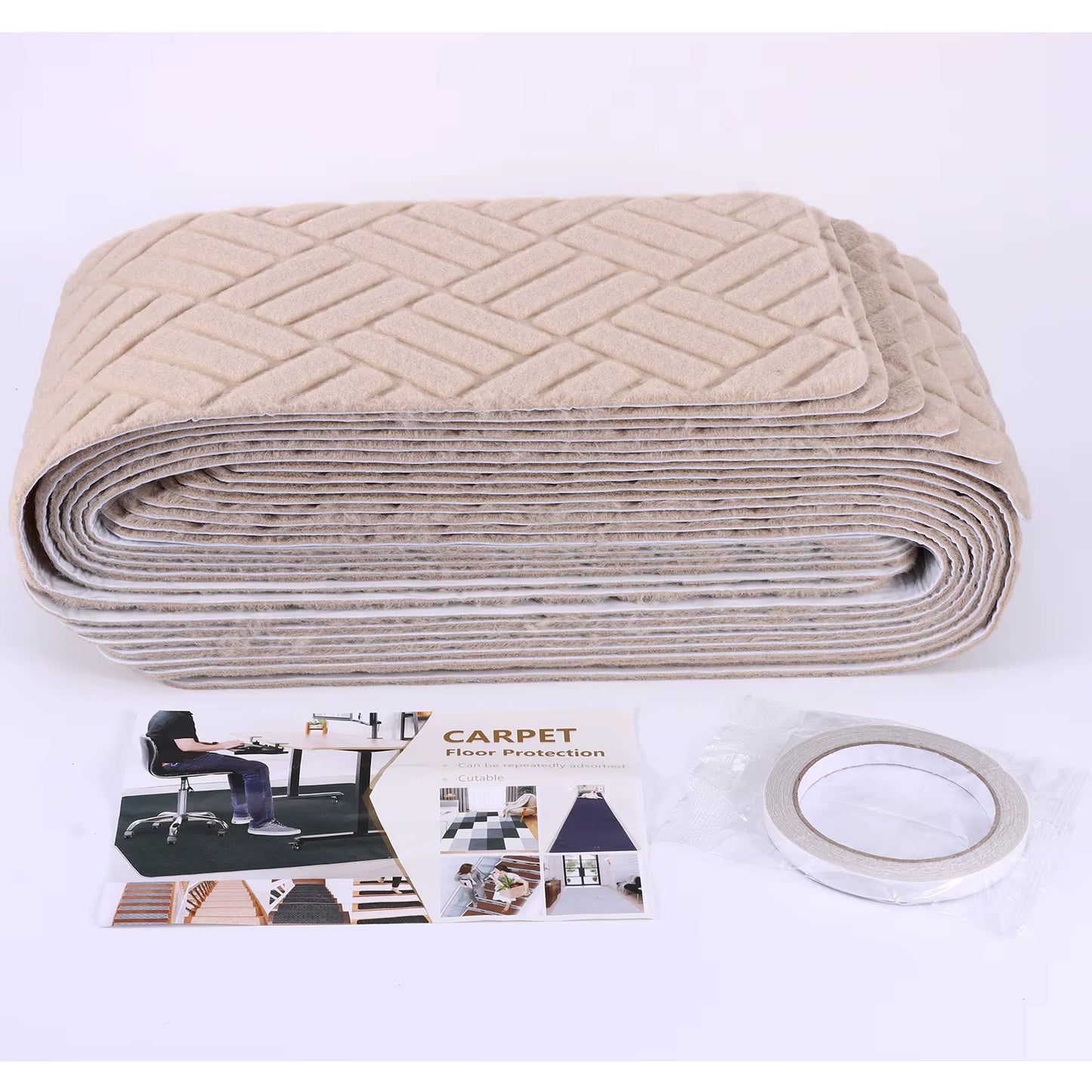 Lot de 15 Tapis de Marche Antidérapants pour Escalier – Revêtement Adhésif Lavable pour Escaliers Intérieurs Bois, Sécurité Enfants et Seniors