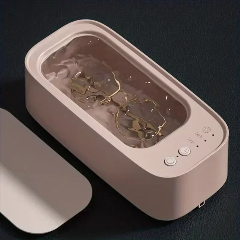 Nettoyeur Ultrason Portable pour Bijoux et Lunettes – Machine de Nettoyage pour Anneaux et Montres