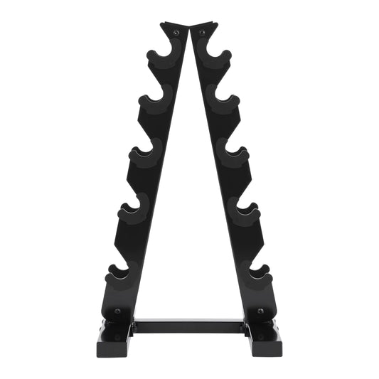Support d’Haltères en Acier 5 Niveaux – Rack de Rangement pour Poids 100 kg Salle de Sport