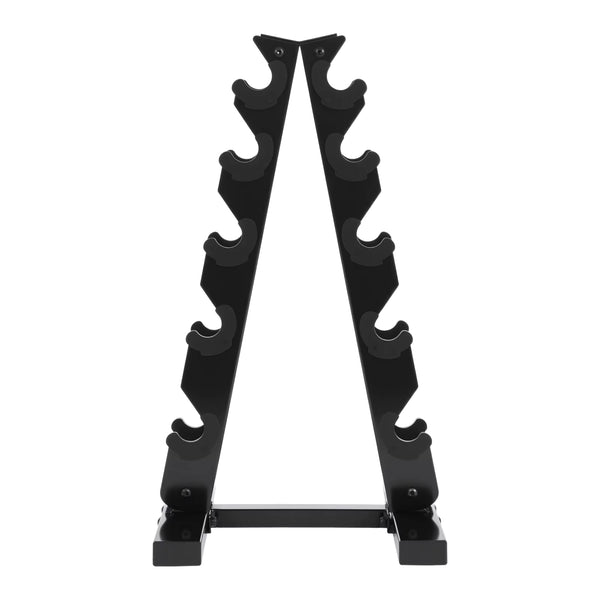 Support d’Haltères en Acier 5 Niveaux – Rack de Rangement pour Poids 100 kg Salle de Sport