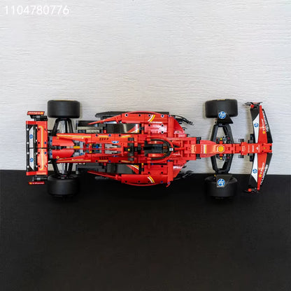 Voiture de Course Rouge SF-24 – 1361 Pièces – Blocs de Construction Compatibles 42207 – Jeu de Briques Adulte & Enfant
