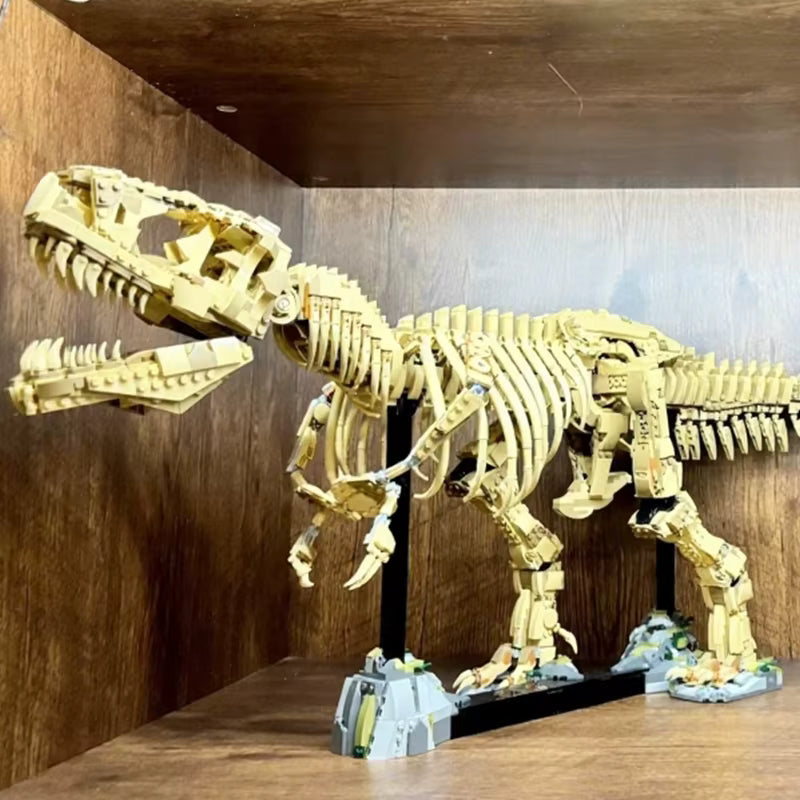Ensemble de Blocs de Construction Fossile de Dinosaure – 3145 Pièces – Modèle Parc Jurassique – Jeu de Construction pour Adultes – Compatible 76968