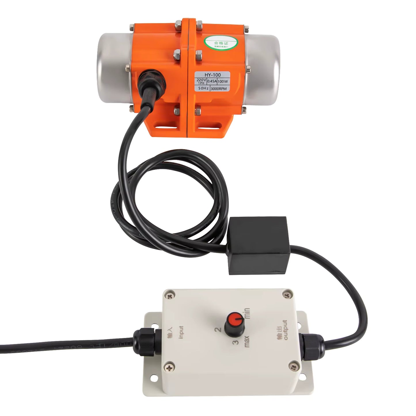 Moteur vibrateur électrique 100W 3000 tr/min