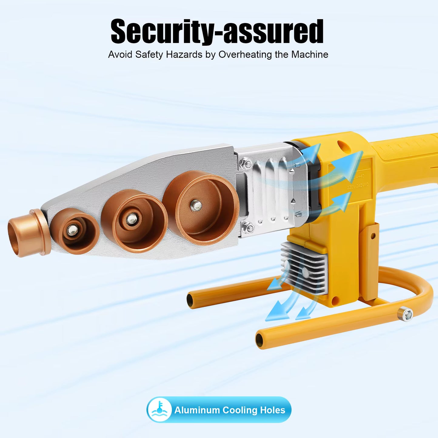 Machine à souder tuyaux 850W numérique PPR PE PP