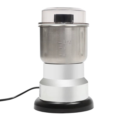 Moulin à café électrique 300W – Broyeur à grains café épices noix 500 ml – Hachoir multifonction avec bol inox et base antidérapante
