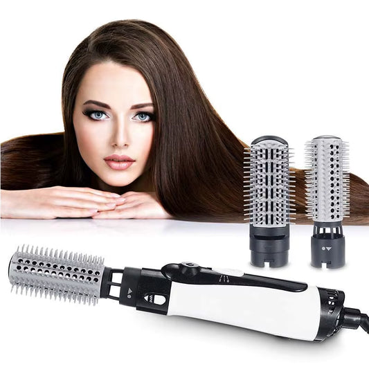 Brosse Soufflante 3 en 1 électrique – Sèche, Lisse et Volumise | Prise UE | Noir