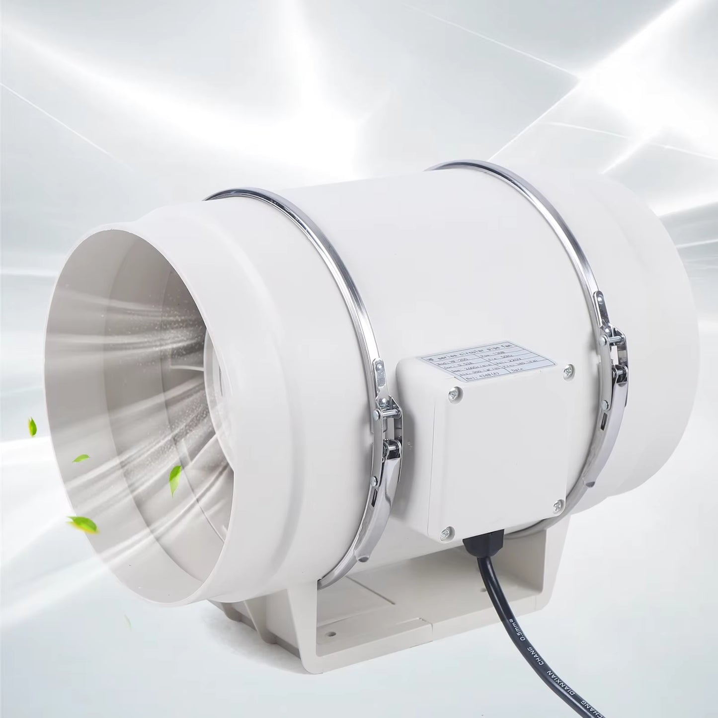 Ventilateur de Conduit 130W 220V – Extracteur d’Air Silencieux pour Cuisine, Entrepôt, Salle de Bain