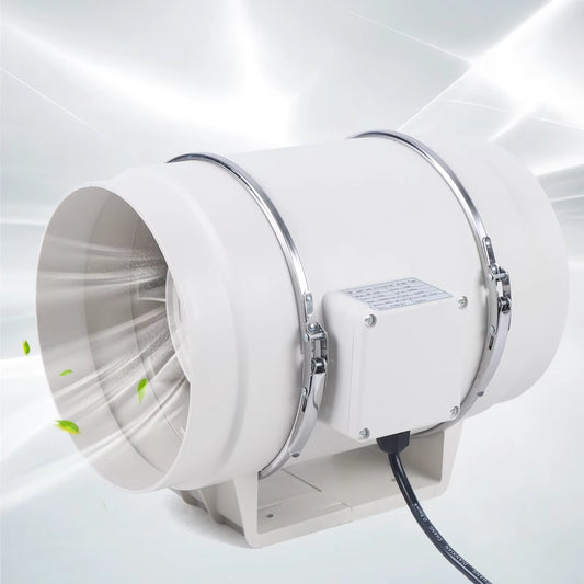 Ventilateur de Conduit 130W 220V – Extracteur d’Air Silencieux pour Cuisine, Entrepôt, Salle de Bain