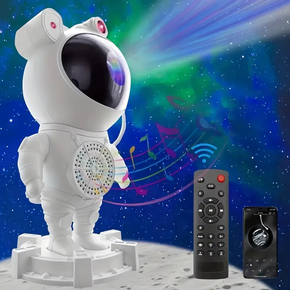 Projecteur Astronaute Ciel Étoilé LED avec Nébuleuse et Télécommande – Veilleuse Galaxy pour Chambre Enfant et Adulte – Lampe d’Ambiance Spatiale USB