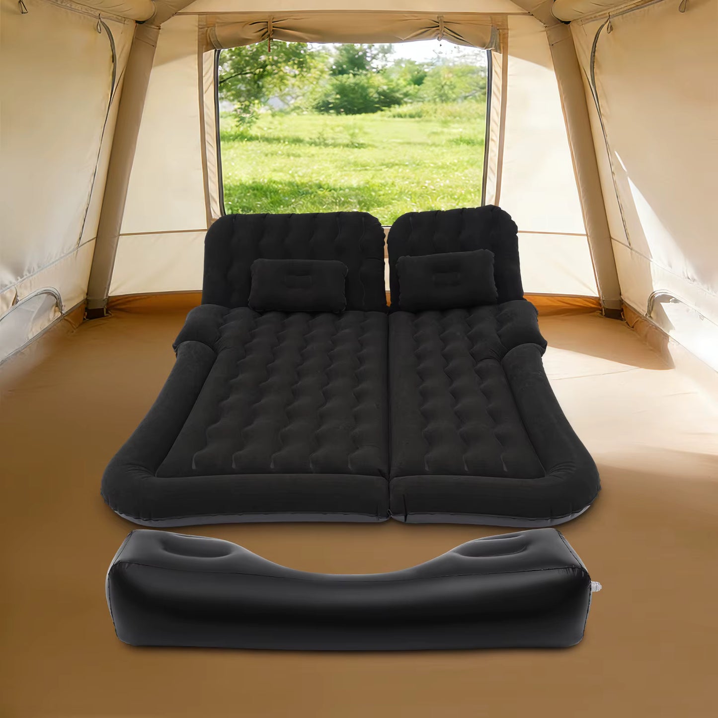 Lit Gonflable SUV avec Pompe Électrique – Matelas Voiture de Voyage
