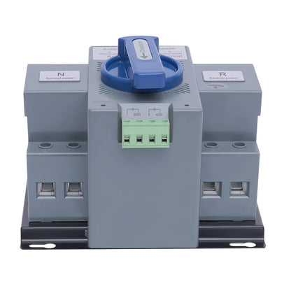 Commutateur de transfert automatique double alimentation 63A 2P – Inverseur réseau/générateur – Installation électrique domestique et professionnelle