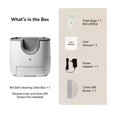 Litière auto pour chat 65L