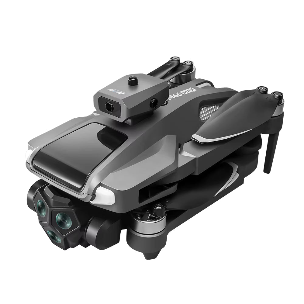 Drone M66 2026 Pliable HD FPV 5G avec Caméra, Télécommande Écran et Moteur Brushless – Quadcopter RC Noir